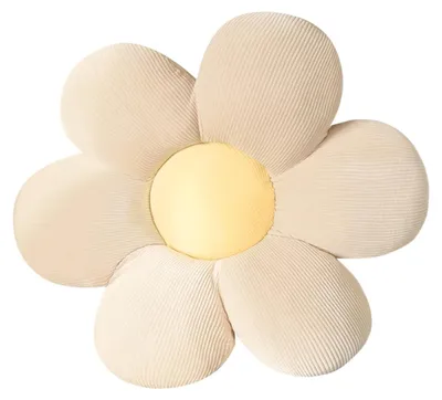 Produktbild von Blumenkissen, 60 cm - Bodenkissen - Sitzkissen - Dekokissen - Plüschkissen - Wohnraumdekoration