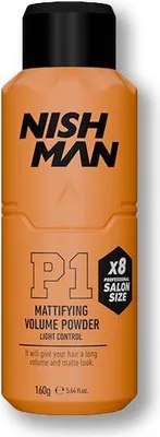 Obrázok produktu pre Matný púder na objem vlasov Nishman Hair Powder P1 SALON SIZE 160g