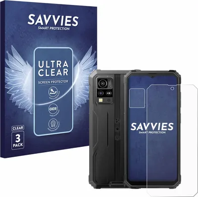 Produktbild von 6x Für Blackview BV4800 SE (Display+Kamera) Schutzfolie Savvies Displayschutz Display Schutz Folie Klar Transparent