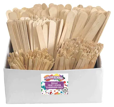 Zdjęcie produktu dla Colorations - Zestaw drewnianych patyczków do rysowania, 1200 szt.