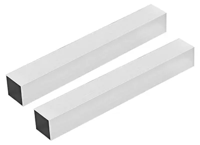 2 Stück 6063 Vierkantrohr 38x38x1mm, 300mm Länge