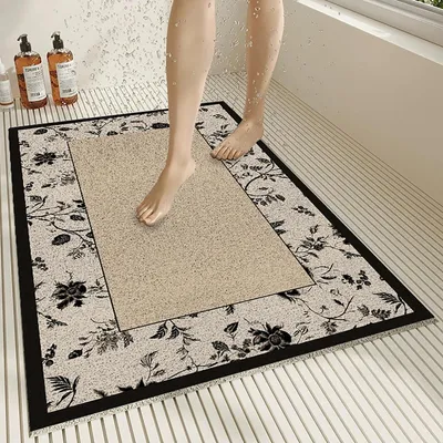 Produktbild von Duschmatte rutschfest 100x100 cm PVC mit Ablaufloch für Nassbereiche