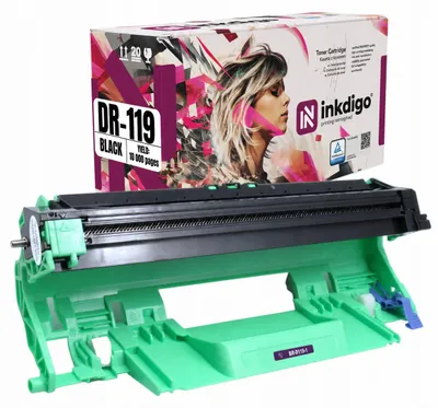 Produktbild von Inkdigo Bildtrommel DR119 für Brother DCP-L1630W, DCP-L1632W, HL-L1230W, HL-L1232W – Schwarz, 10000 Seiten,, KI-generiertes Bild