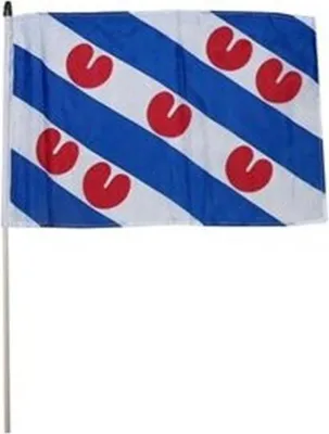 Produktbild von Zwaaivlag Friesland 30x45cm 12stuks