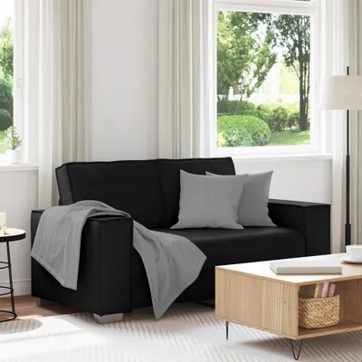 Immagine prodotto di vidaXL Divano a due posti nero 160 cm in ecopelle
