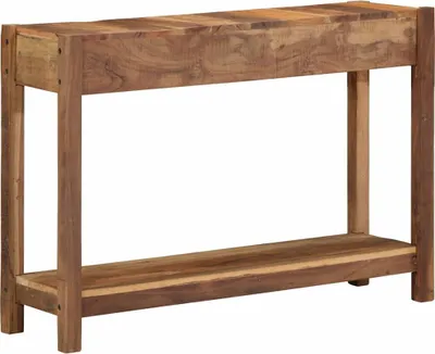 Obrázok produktu pre vidaXL Konzolový stolík hnedý 107 x 33 x 76 cm masívne regenerované drevo