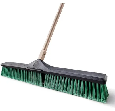 Obrázek produktu pro Kartáč na čištění s dlouhou rukojetí, délka 60 cm, hlava kartáče 168 cm, kovová rukojeť, podlahový kartáč