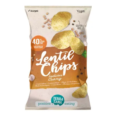 Immagine prodotto di Patatine di lenticchie al curry indiano 75g