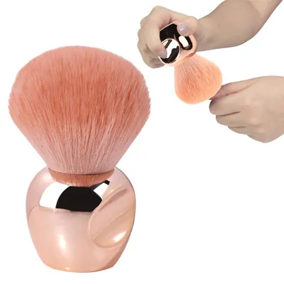Produktbild von Rougepinsel - 2 Stück – Fingernagelbürste – Nagelreinigungsbürste – Maniküre- und Pedikürebürste – Handbürste für Nägel – für Zuhause, Salon