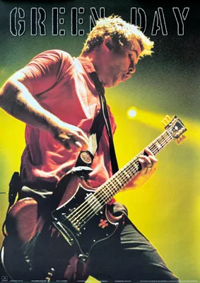 Image de GREEN DAY - Guitare - Affiche Poster - 61X87cm