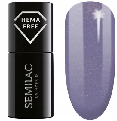 Produktbild von Semilac Hybrid-Lack 379 Schimmerstein Saphirre 7ml