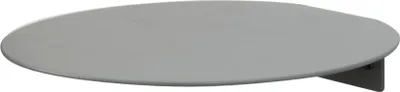 Produktbild von Natural Goods Berlin Wall STAIR DOT, Wandstufe, Katzentreppe, Klettersystem für Haustiere belastbare, runde stabile Ablage/Plattform, Wandmontage, ohne Korkmatte, Grau, 1 Stück