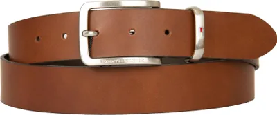 Produktbild von Herren Ledergürtel, der gekürzt werden kann TOMMY HILFIGER Artikel AM0AM01304 METALLHALTERGURT 3.5 ADJ Höhe cm. 3.5, taglia 115 * cm.126 + fibbia cm.5 - totale cm.131, Pelle 100%