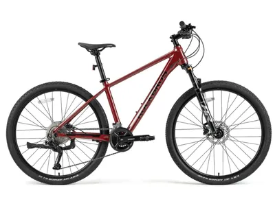 Image de ROCKBROS MT300 VTT 27,5 pouces avec 18 vitesses(2*9) pour hommes et femmes Aluminium Rouge M(cadre 18 pouces)