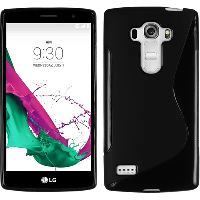 Produktbild von PhoneNatic Case kompatibel mit LG G4s / G4 Beat - schwarz Silikon Hülle S-Style + 2 Schutzfolien