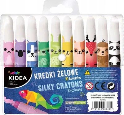 Obrázek produktu pro Kidea Kredki żelowe 10 kolorów