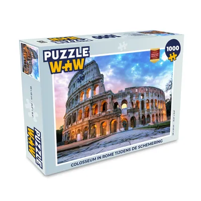 Obrázok produktu pre MuchoWow® Puzzle 1000 ks Koloseum v Ríme za súmraku