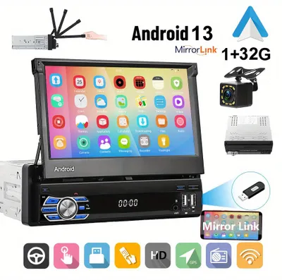 Obrázok produktu pre Android autorádio – autorádioprehrávač – multimediálne zariadenie – navigačný systém – rádio 1 DIN