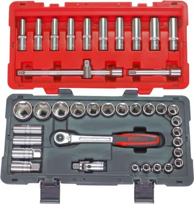 Produktbild von Steckschlüssel-Set und Zubehör KS TOOLS Ultimate - 39-teilig - 922.0639