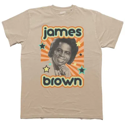 Immagine prodotto di James Brown | Maglietta ufficiale della band| Stelle, grande, neutro