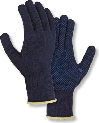 Productafbeelding van 12 paar wollen/polyester handschoenen, maat 7