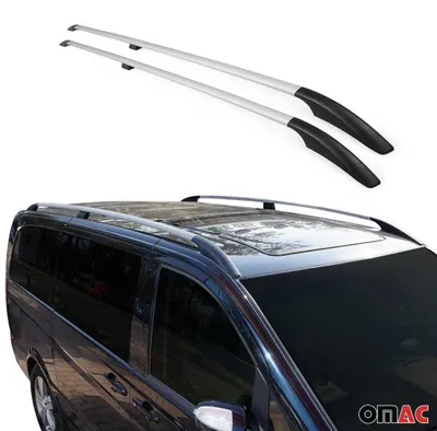 Zdjęcie produktu dla Relingi dachowe Bagażnik dachowy Bagażnik dachowy do VW Caddy 2003-2020 L1 Aluminium Srebrny 2x, Obraz wygenerowany przez AI