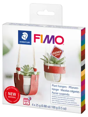 Obrázek produktu pro Staedtler FIMO leather-effect 8015, Modelářská hlína, Vícebarevný, Dospělý, 4 kusů, Ivory, Rust, 2 barva/barev