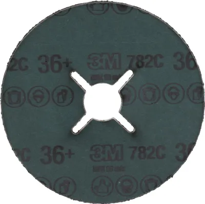 Immagine prodotto di Disco in fibra 3M (CER) 782C, diametro 125 mm, grana: 60