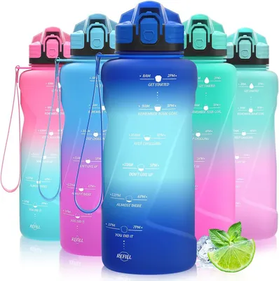 Productafbeelding van Motivatie drinkfles Tritan - Lekvrij - BPA-vrij