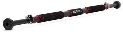Produktbild von ACTIGET Klimmzugstange Türrahmen 82–130 cm – Teleskopstange aus Stahl, Verstellbar, für Training und Fitness