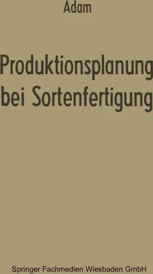 Produktbild von Produktionsplanung bei Sortenfertigung