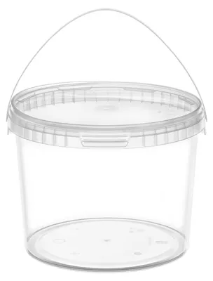 Image de Seau Garronda avec couvercle, 3 litres, 1 pièce, pour le stockage de produits alimentaires et chimiques, transparent GD-0072