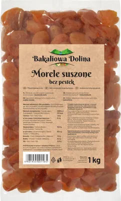 Zdjęcie produktu dla Morele suszone 1 KG - Suszone owoce - Miękkie morele - Idealne do ciast - Wysoka zawartość błonnika