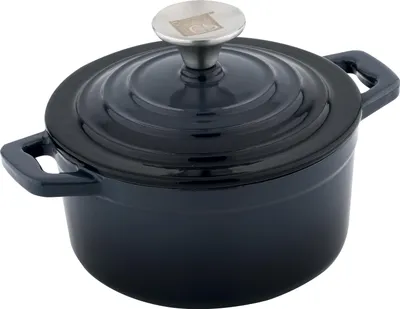Produktbild von XANTEN Topf, Durchmesser: 14 cm, Gusseisen, schwarz
