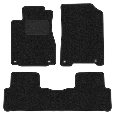 Imagen del producto de Alfombrillas de moqueta para Honda CR-V IV 2011-2018 (SUV) – juego de 3 piezas, antracita, a medida – Wielganizator ANTHRA