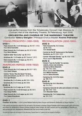 Obrázok produktu pre Serge Prokofieff (1891-1953): Serge Prokofieff - Complete Symphonies & Concertos - - (DVD Video / Classic)