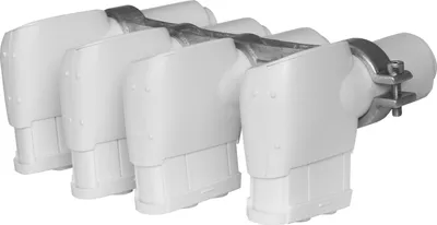 Produktbild von TechniSat Skytenne-System | Empfangseinheit mit Schiene und vier Quattro-LNBs