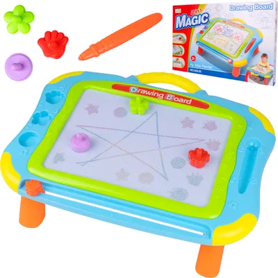 Produktbild von Malplay Zeichentisch Pendel Grafiktablett Whiteboard Tisch 2in1 entwickelt Phantasie und Kreativität