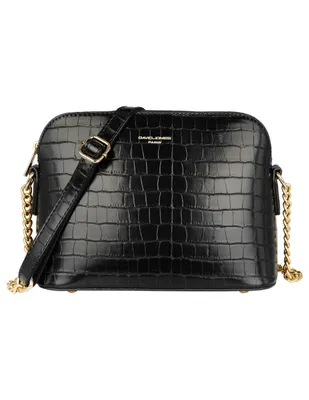 Produktbild von David Jones - Damen Krokodil Umhängetasche - Kroko Kunstleder Kleine Handtasche Fr