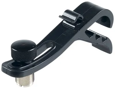Produktbild von Mikrofonhalter für Trommeln APM47 aus gehärtetem Gummi mit Befestigungsrad 105 x 25 mm