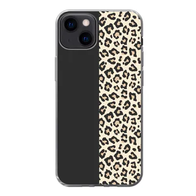 Produktbild von MuchoWow® Handyhülle Schutzhülle Hülle für iPhone 13 Tiere - Muster - Panther Silikon Softcase Handy Hülle - Karteninhaber