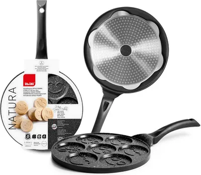 Productafbeelding van Ibili-Natura pannenkoekpan, aluminium, zwart