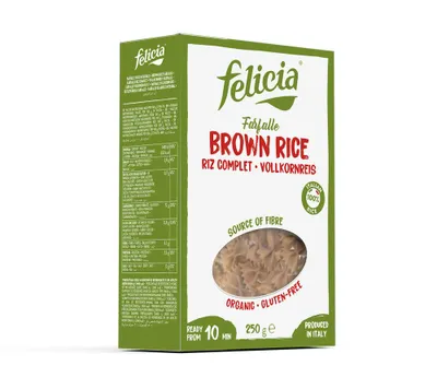 Produktbild von Vollkornreis - Farfalle glutenfrei 250g