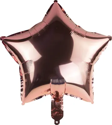 Obrázek produktu pro Tg66234-3 Fóliový Balónek Hvězda Růžová Narozeninová Hvězda Pro Helium