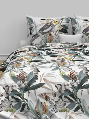 Productafbeelding van Zohome Dekbedovertrek Kendal Wit 240x200-220 cm 100% Katoensatijn