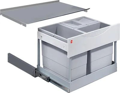 Immagine prodotto di Cestino Hailo 3644831 TR Swing m tandem salvaspazio S-plus 2x 8,5 + 12 litri