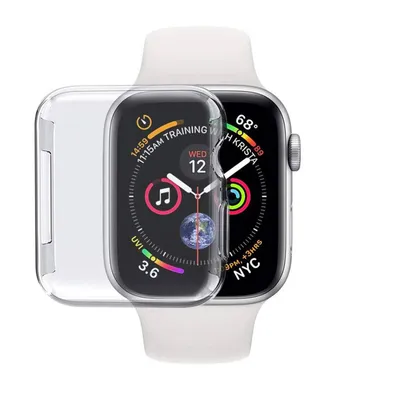Image de Avizar, Apple Watch 40 mm film de protection d'écran en silicone / étui de protection, Transparent
