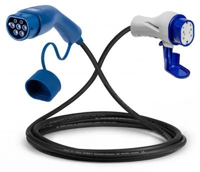 Produktbild von Typ 2 - Typ 3 | Mode 3 | 16A | 11kW Ladekabel - 25 Meter