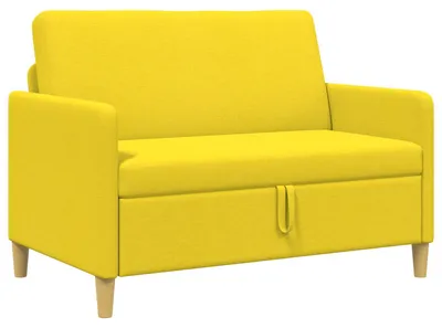 Immagine prodotto di vidaXL Divano con contenitore Giallo chiaro 122 x 78 x 87 cm Poliestere