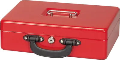 Obrázok produktu pre MAUL pokladničný box s penovou vložkou 24,5 x 30 x 9,3 cm červený